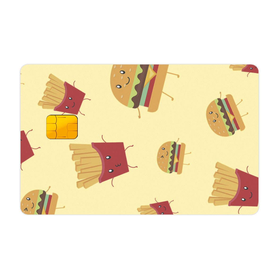 CAPACARD - Película Adesiva Para Cartão - Lanche CAPACARD - Película Adesiva Para Cartão - Lanche